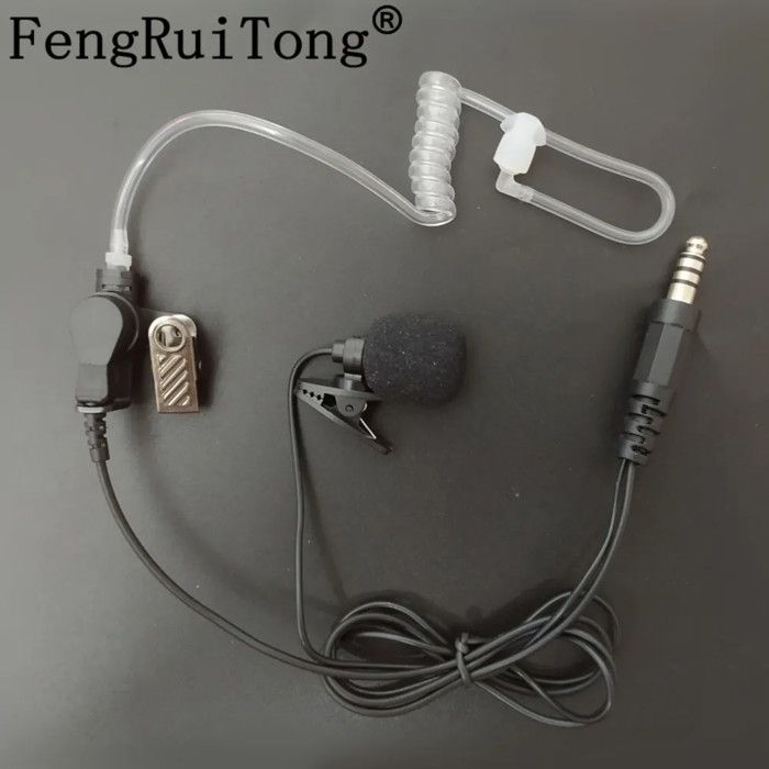 COODIO 2 X Oreillette 1-Pin Écouteur Casque Microphone [Tube