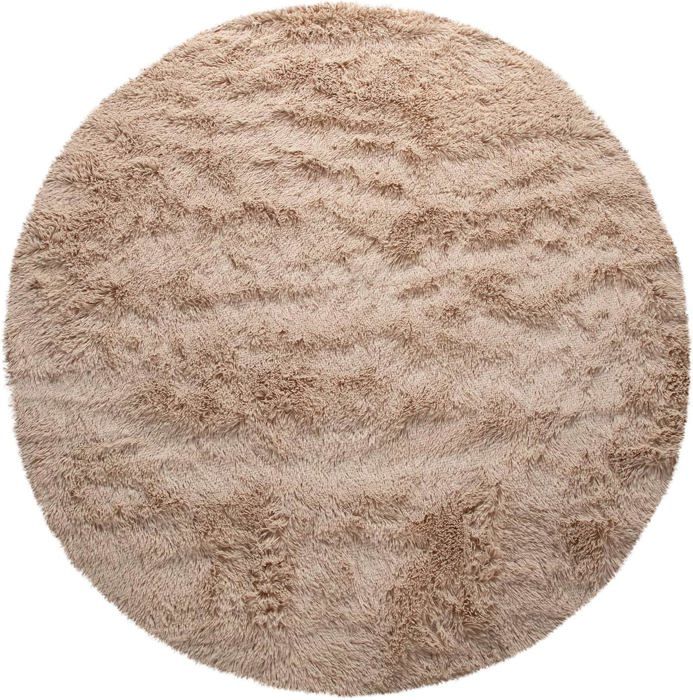 Tapis Salon Shaggy Poil Long Ronde, Treer Lavable Design Moderne Tie Dye Anti-Dérapant Chaise Canapé Natte pour Intérieur, Séjour, Chambre, Couloir, Cuisine (Rose pêche,160cm Tapis Salon Shaggy Poil Long Ronde, Treer Lavable Design Moderne Tie Dye Anti-Dérapant Chaise Canapé Natte pour Intérieur, Séjour, Chambre, Couloir, Cuisine (Rose pêche,160cm