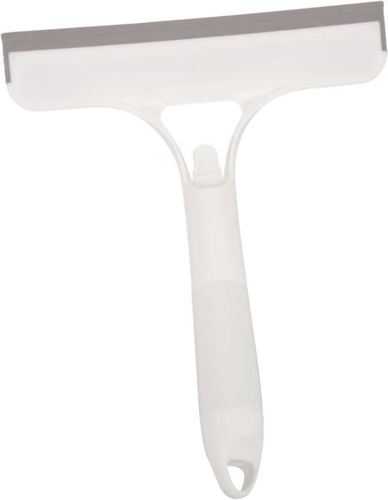 Lot De 2 Grattoirs De Douche En Verre Vert - 22x24 Cm, Poignée Ergonomique, Pour Vitres, Miroirs, Sols