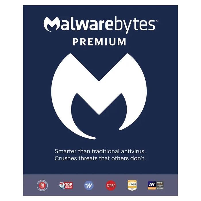 Malwarebytes Premium – Clé de Licence Authentique à vie – 3 Appareils V4 ( Windows)