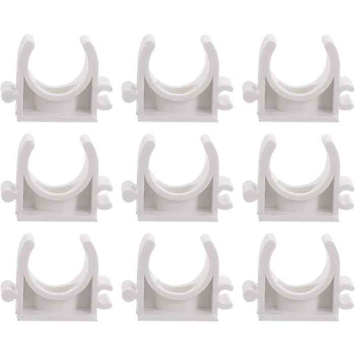 Connecteur De Conduit D'Aération à Bride En Plastique – 100 Mm, Trous Pré-percés – Pour Extracteur, Salle De Bain, Hotte – Blanc