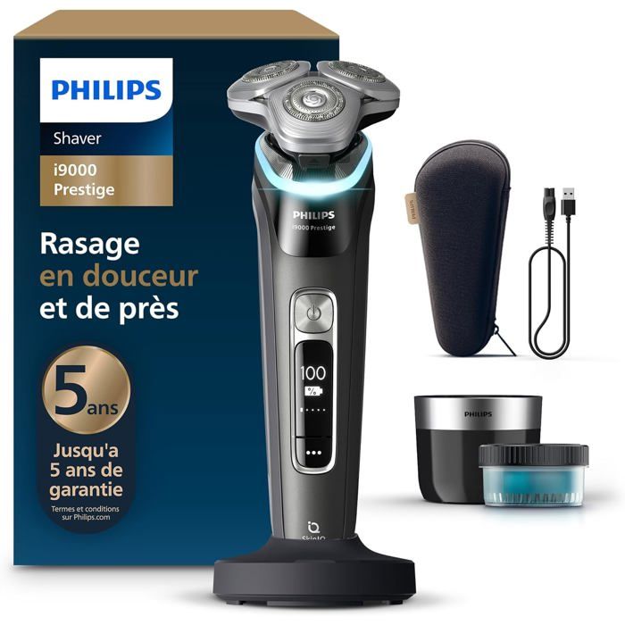 Rasoir électrique Philips i9000 Prestige XP920730 Technologie Skin IQ Triple Lift & Cut