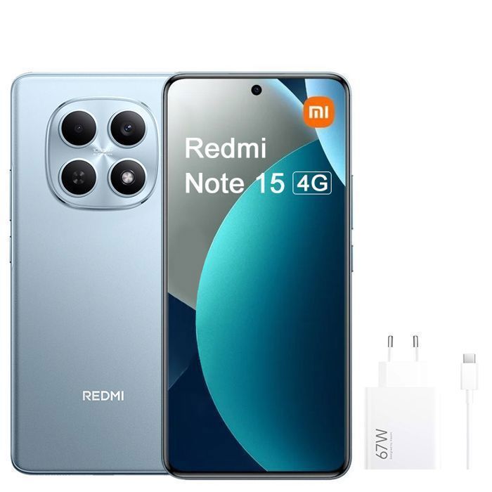 XIAOMI Redmi Note 15 4G 8Go Avec Original Chargeur Xiaomi - vue 3