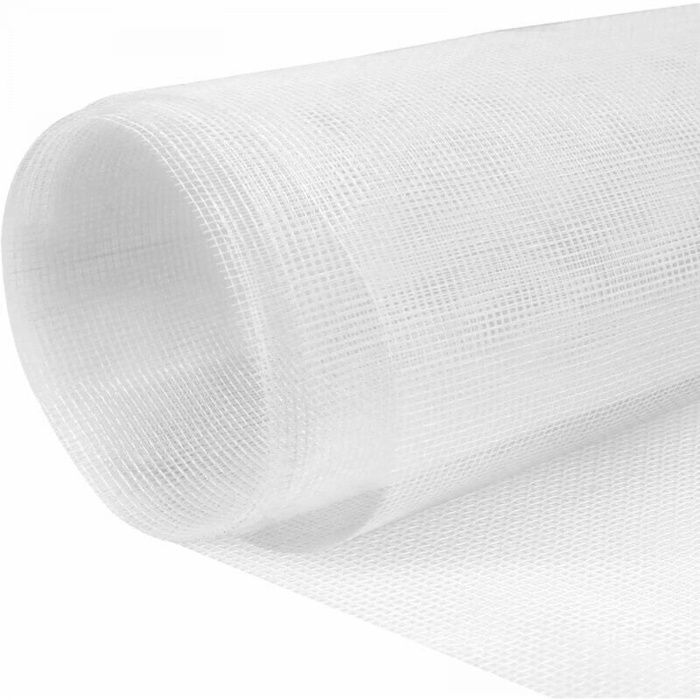 300 x 120cm Moustiquaire Fenêtre Rouleau moustiquaire fenetre ajustable blanc filet en fibre de verre Ignifugation Filet