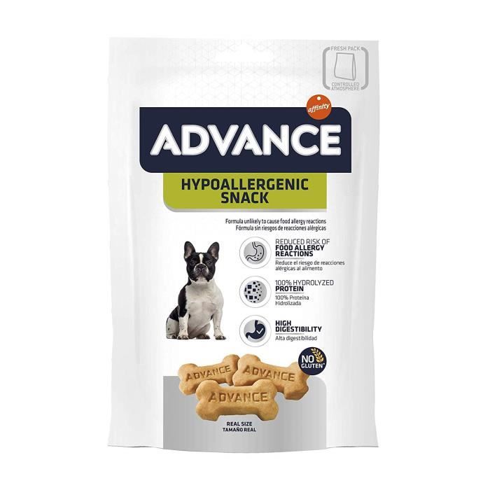 Advance Snacks Hypoallergenic Snack pour Chien - 150 g - Pack de 7 ...
