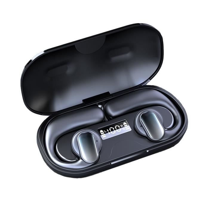 BLANC-Écouteurs Sans Fil à Conduction Sophia, Compatibles Bluetooth 5.0, Qualité Sonore Hi-Fi