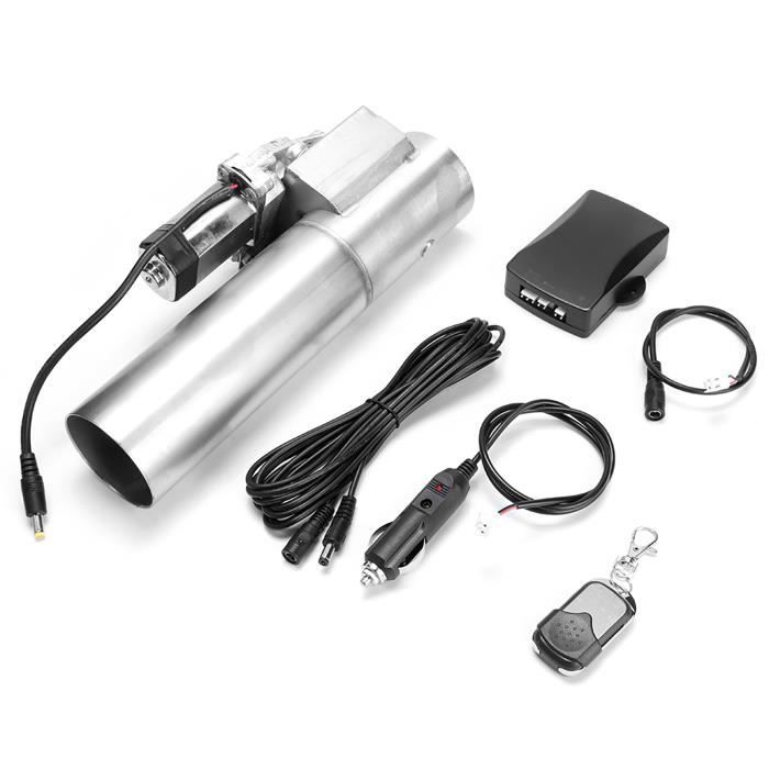 Kit Tuyau De Coupure D'échappement (cut-out) 2.5" En Acier Inox - Commande Manuelle, à Souder, Marque JONJEA !