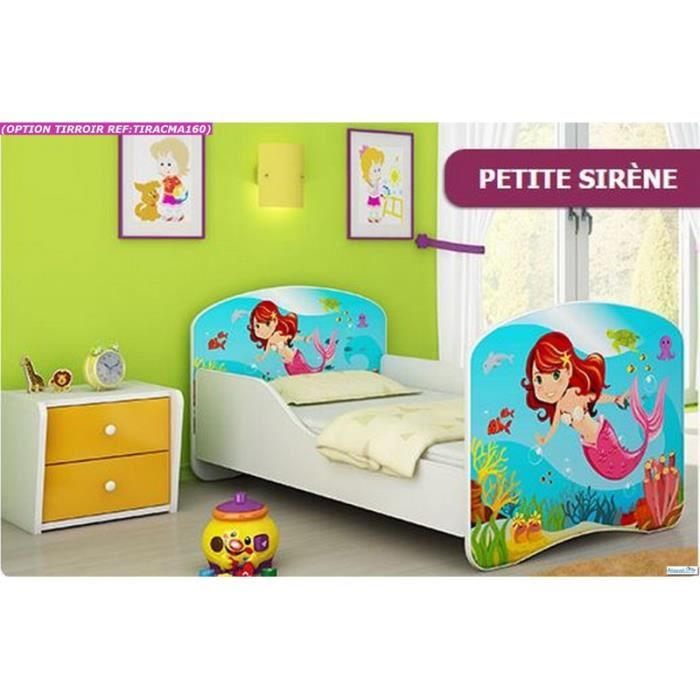Lit Enfant Bebe 160 X 80 Matelas Sirene Cdiscount Puericulture Eveil Bebe Lit Enfant Bebe 160 X 80 Matelas Sirene Cdiscount Puericulture Eveil Bebe