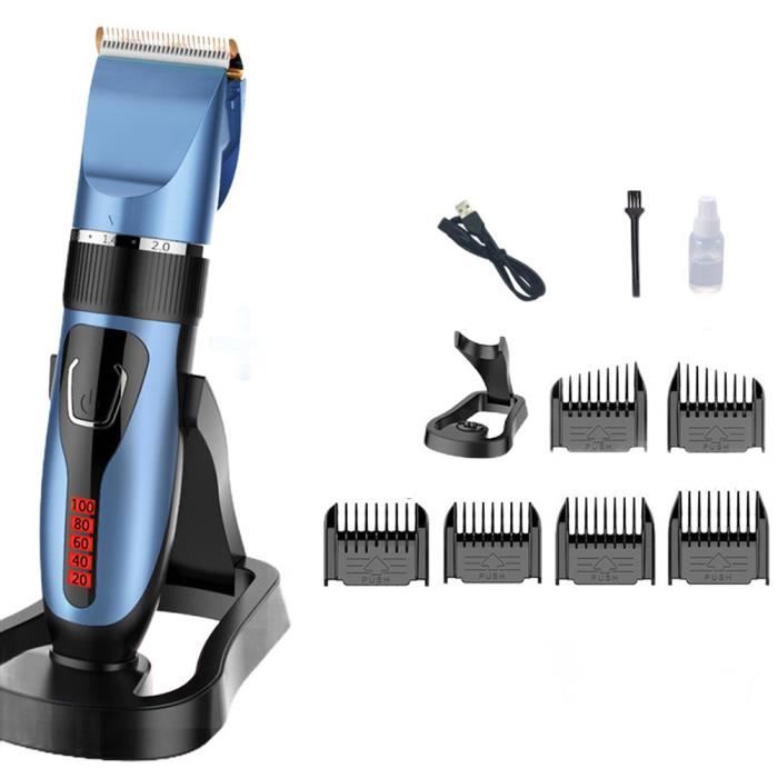 Tondeuse Professionnelle Sans Fil Pour Chevaux - 2 Batteries Rechargeables Incluses