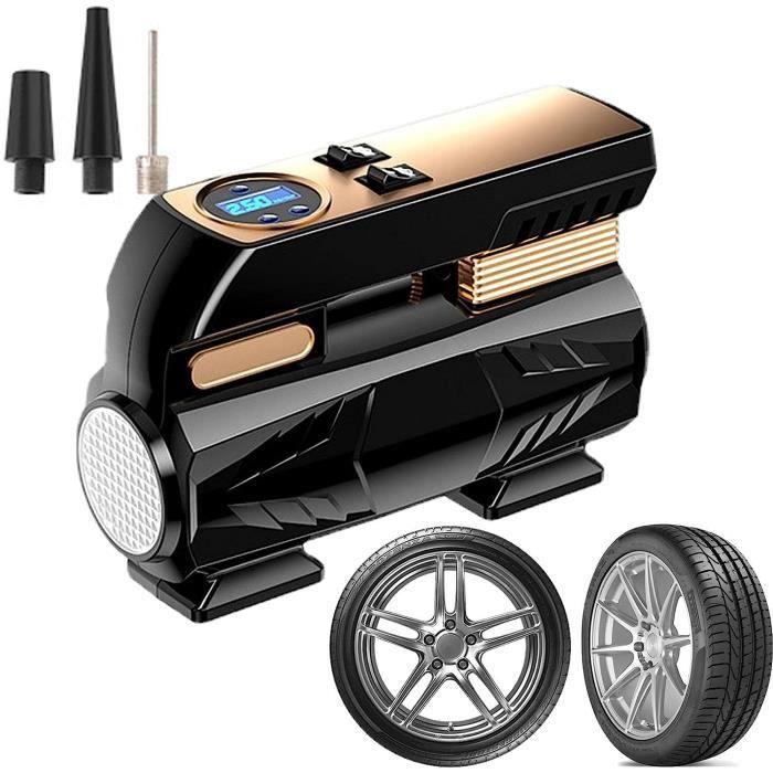 Le noir - Pompe à Air Portable sans fil intelligente pour voiture, gonfleur  de pneus de moto et de vélo, 12V, - Cdiscount Auto