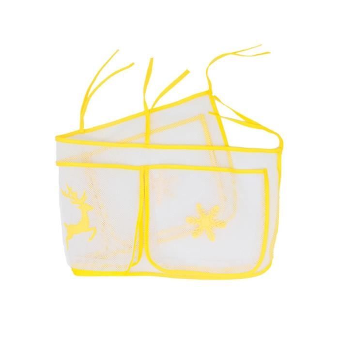 2 Sacs De Rangement Pour Lit De Bébé | Organisateur Avec Poches, Sangles Réglables, Pour Couches, Jouets, Vêtements