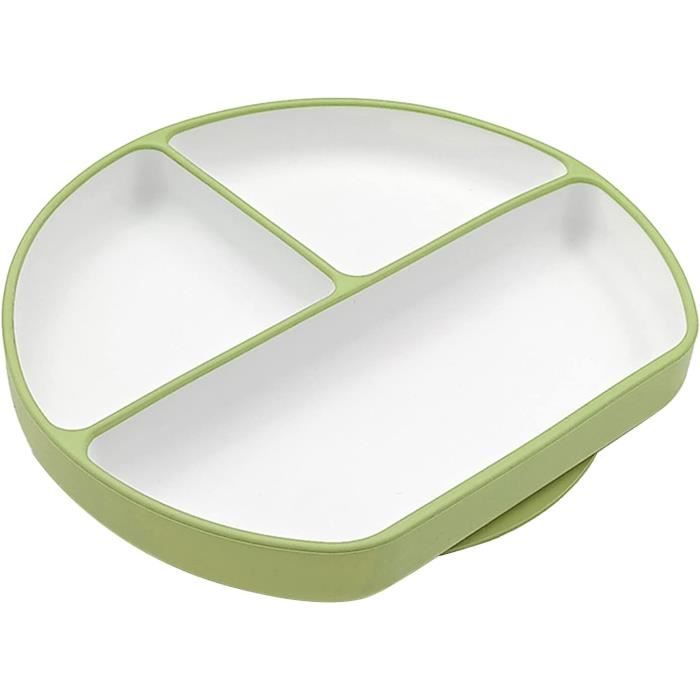 Assiette Creuse / Bol à Ventouse Avec Couvercle Pour Bébé - Multicolore - Marque Urban