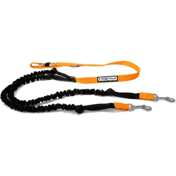 Laisse Double Rétractable Pour 2 Petits Chiens - 10m, Sans Enchevêtrement, LED De Sécurité, Noir - 6