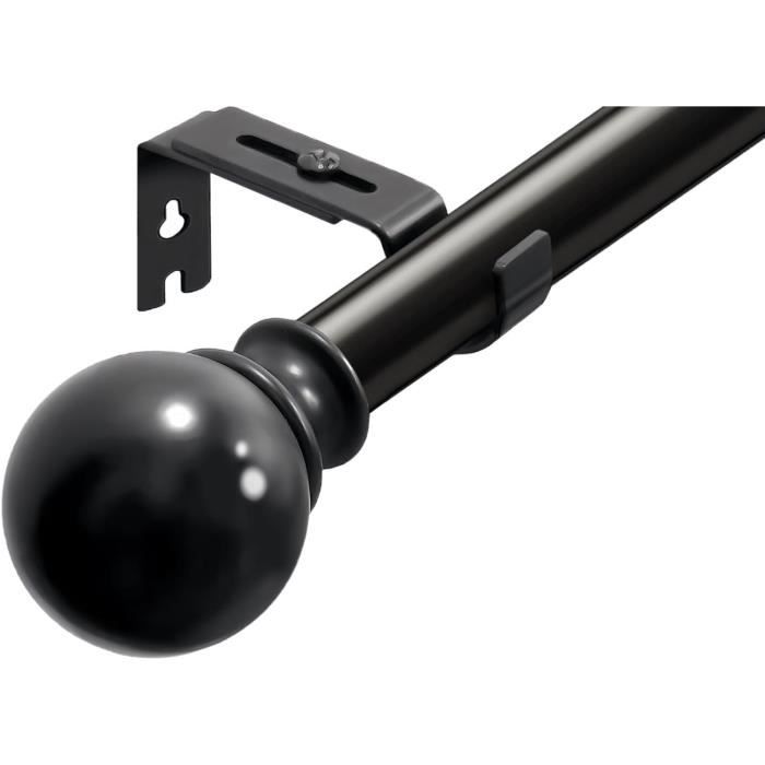 Tringle a Rideaux Barre Rideau Extensible avec Supports avec Embouts ...