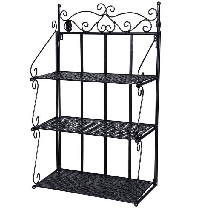 Etagere Murale Support En Fer Forge Pour Cuisine Salle De Bain