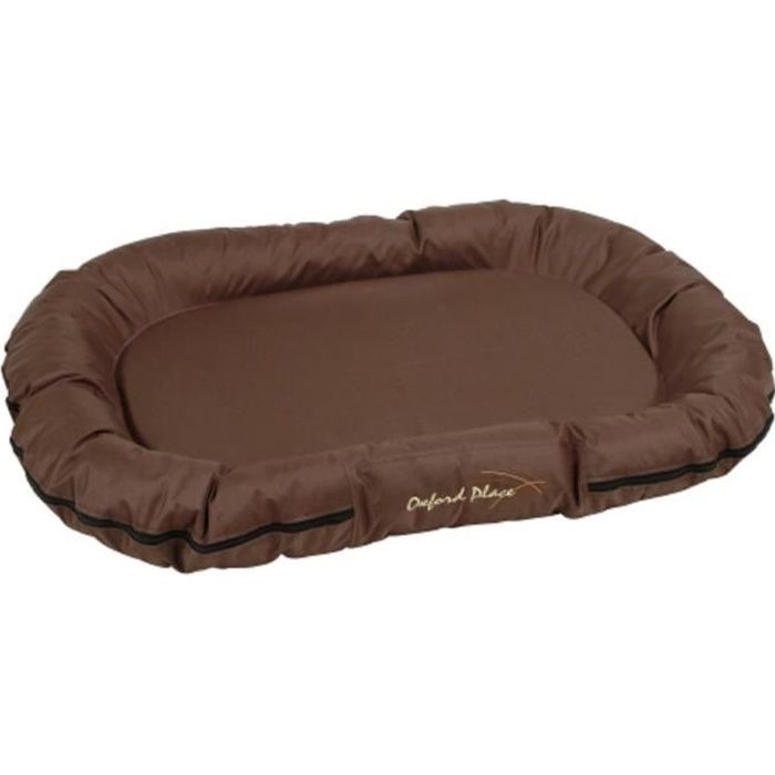 Coussin pour chien Oxford Place - Kerbl - 100 x 70 x 15 cm - Brun
