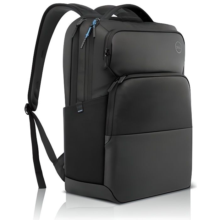 dell pro backpack 17 - sac à dos pour ordinateur portable - 17" - noir avec logo imprimé d'écran hd