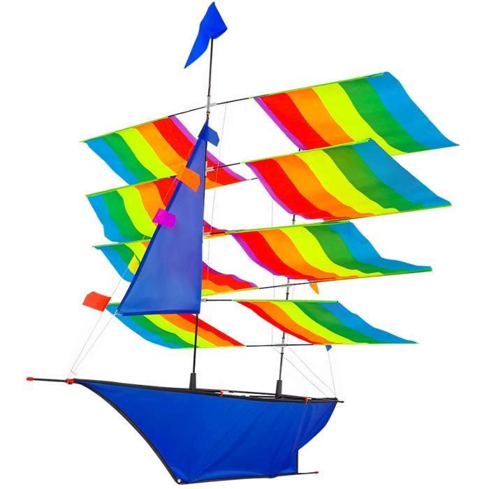 Cerf-volant 3D - SALALIS - Perroquet - Facile à piloter - Pour enfants