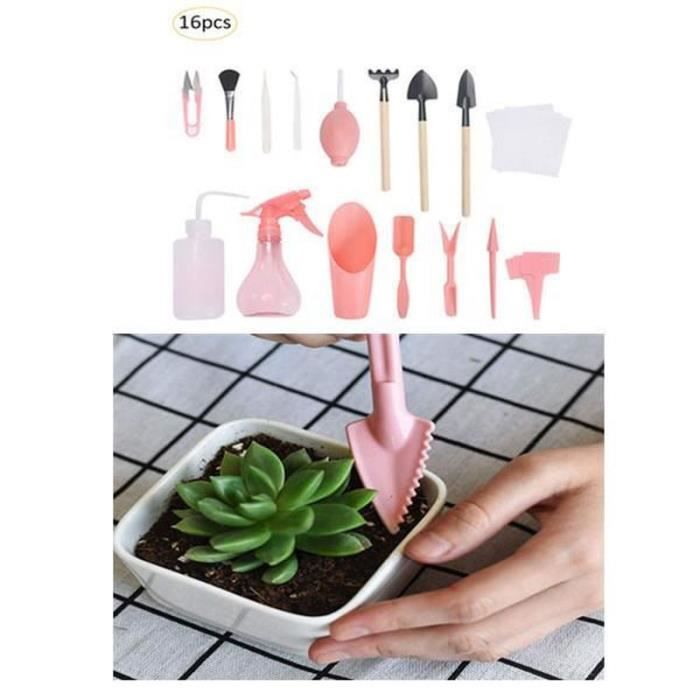 Kit 23 Outils De Jardinage Enfant Avec Sac Rangement - Pelle Arrosoir Gants Cadeau Jardin