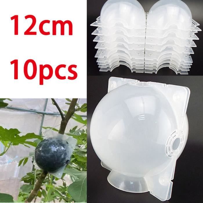 10 Boules De Marcottage Aérien 8 Cm - Pour Propagation Racinaire Des Plantes, En Plastique PP, Réutilisable