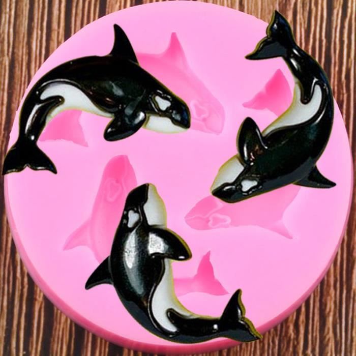Moule Epaulard Silicone Moules Dauphin Fondant Chocolat Gateau Decoration Outils Bijoux A Bricoler Soi Meme Polymere Argile Resine Cdiscount Maison
