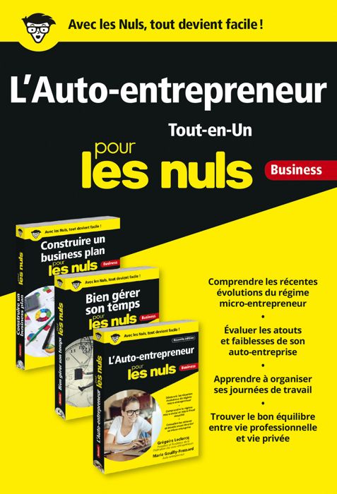 Bien Gerer Son Argent Pour Les Nuls L'auto-entrepreneur tout-en-un pour les nuls business. Coffret en 3