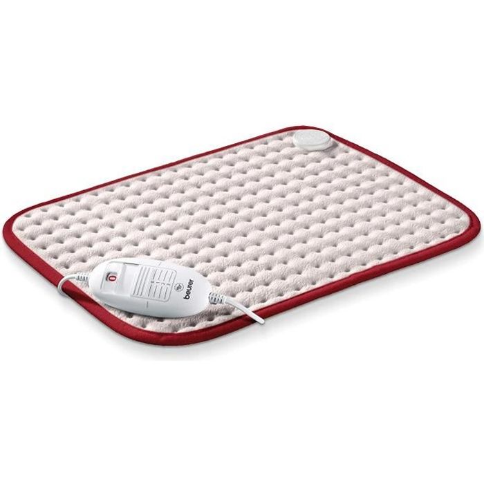 Hk Comfort - Coussin chauffant doux et confortable avec commande amovible, 3 niveaux de températures - lavable en machine