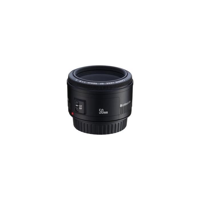 Objectif Canon EF 50 mm f1.8 II Canon EF pour EOS 1000 1D 50 500 5D 7D Kiss F Kiss X2 Kiss X3 Rebel T1i Rebel Rebel XSi