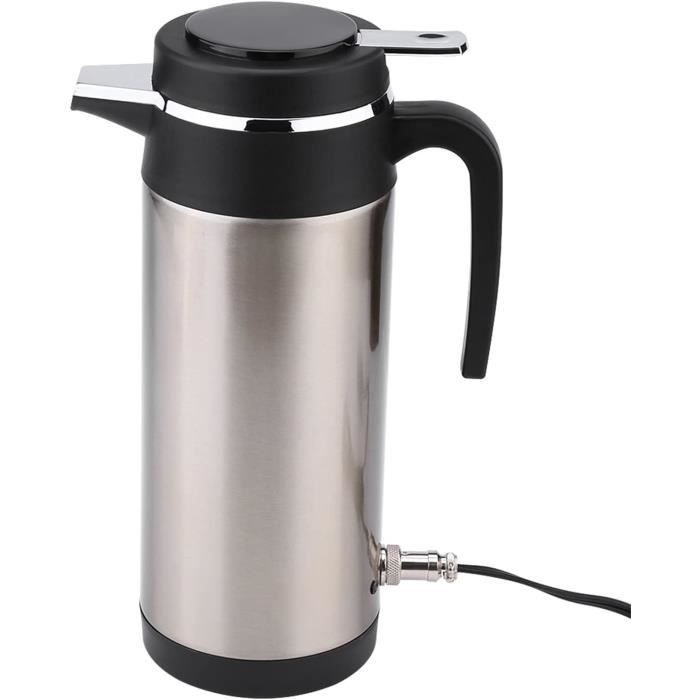 Bouilloire de Voiture 750 ML, Bouilloire électrique de Voyage en Acier Inoxydable 24v