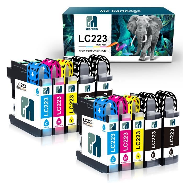 Cartucce 604 Epson Cartucce Di Inchiostro Compatibili Brother LC223 – Set 4 Colori (nero, Ciano, Magenta, Giallo) Per Stampanti DCP-J4120DW, MFC-J4420DW, Ecc. Inchiostro Compatibile Brother - Foto 8