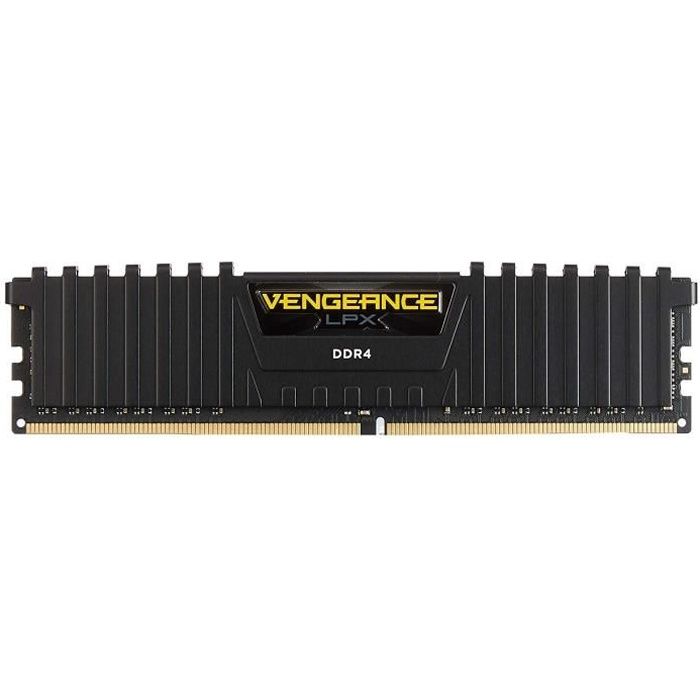 Vente Memoire PC CORSAIR Mémoire PC DDR4 - Vengeance - 8 Go (1 x 8 Go) - 3000MHz - CAS 16 (CMK8GX4M1D3000C16) pas cher Vente Memoire PC CORSAIR Mémoire PC DDR4 - Vengeance - 8 Go (1 x 8 Go) - 3000MHz - CAS 16 (CMK8GX4M1D3000C16) pas cher