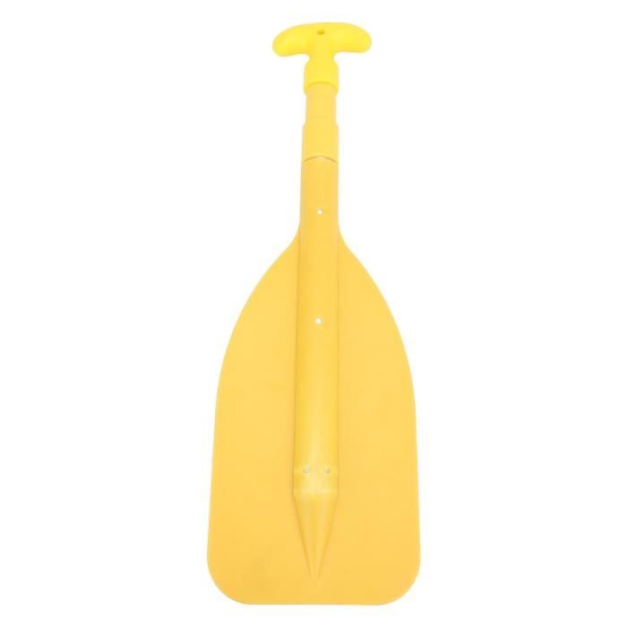1 Paire Pagaie Rafting Télescopique Réglable Alliage Aluminium - Pagaie Kayak Pliable Noire Pour Bateau, Pêche Et Voile