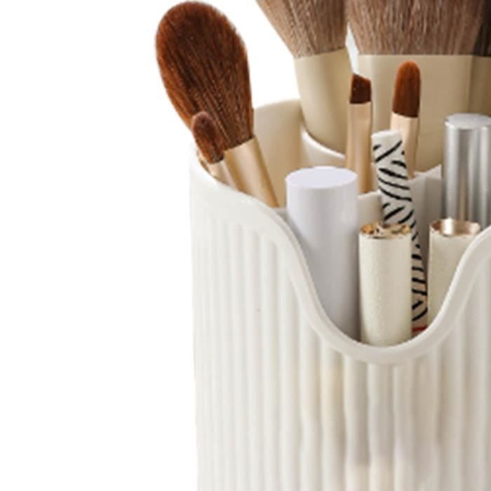 EdirFtra Support Pour Pinceaux 67 Trous En Bois - Organisateur Bureau Et Rangement Mural Pour Peinture