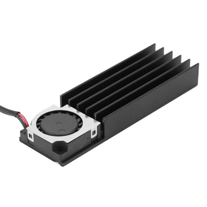Dissipateur Thermique Aluminium 150x120x20 Mm Noir – Radiateur Refroidissement PCB, CPU, Ampli Puissance, Oxydation Anodique