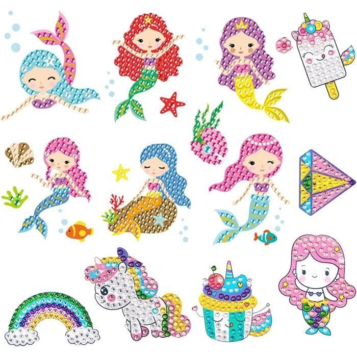 Diamond Painting Enfants, 3 Pièces Animal Diamant Painting Art Mosaïque Diamond Painting Enfants, 3 Pièces Animal Diamant Painting Art Mosaïque