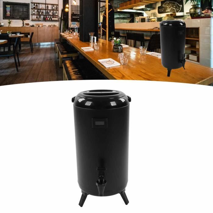 SIYANO - Distributeur De Boissons Isotherme 8L - Acier Inox 304 - Pour Thé, Café, Lait