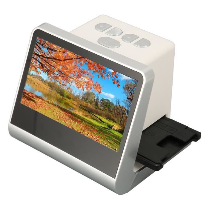 Scanner De Film Négatif Portable 22MP – Convertisseur Diapositives 35mm, 110, 126KPK & Super 8 Avec Écran 2" LCD