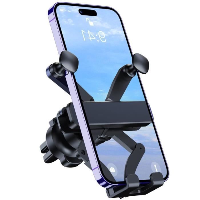 Support Téléphone Universel Pour Grille D'aération Voiture - Largeur 6-9,5 Cm, Neuf