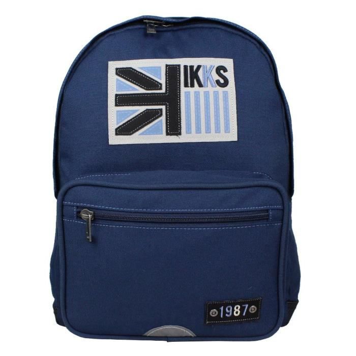 Sac dos IKKS drapeau L Kid Boy UK I5BUK SDL 2 compartiments
