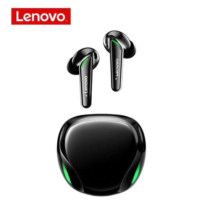Lenovo XT92 Bluetooth 5.1 Casque de jeu TWS Gaming Écouteurs Sans fil Noir