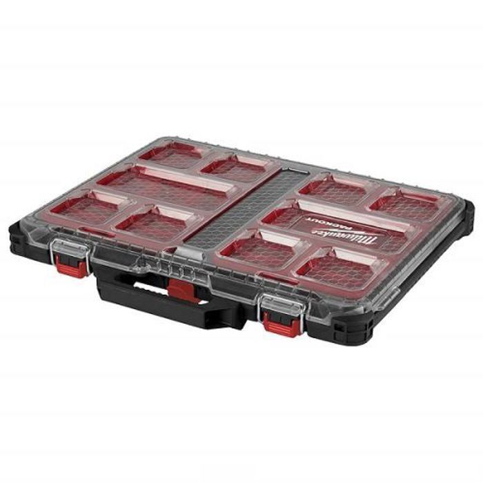 Organiseur 10 casiers MILWAUKEE PACKOUT 500 x 380 x 65 4932471064 - vue 3
