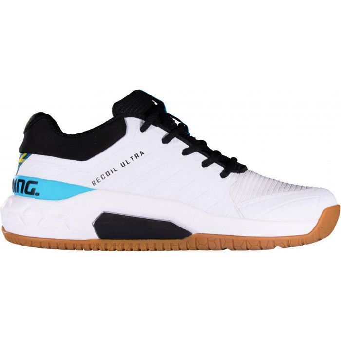 Chaussures de handball indoor Salming Recoil Ultra - blanc/noir/cyan - 43 1/3 Chaussures de handball indoor Salming Recoil Ultra - blanc/noir/cyan - 43 1/3