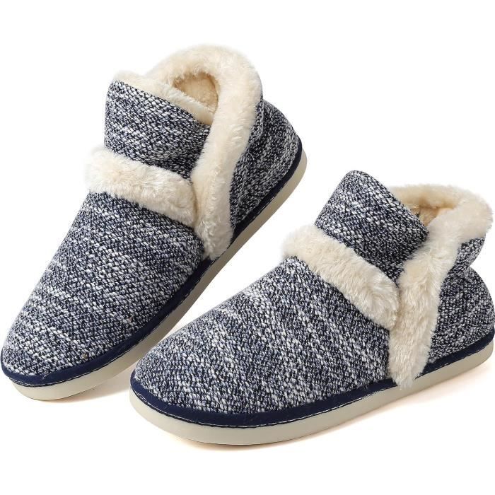 Chausson Montant Chaussons FourrÃ©s Charentaises Montantes