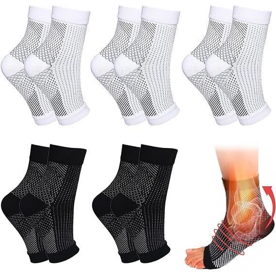 Chaussettes de Compression - Non spécifié - 5 Paires - Respirantes - Confort Optimal - Anti-odeurs