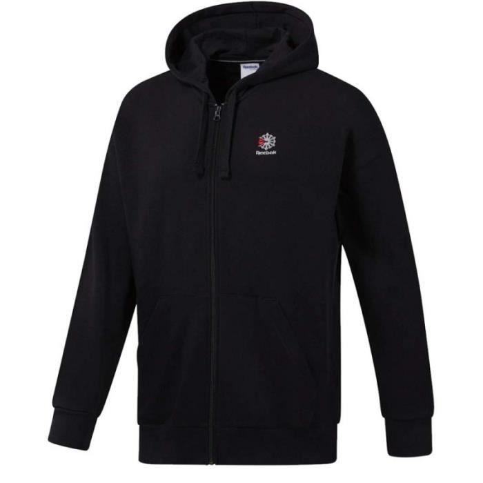 Pull reebok homme noir deals