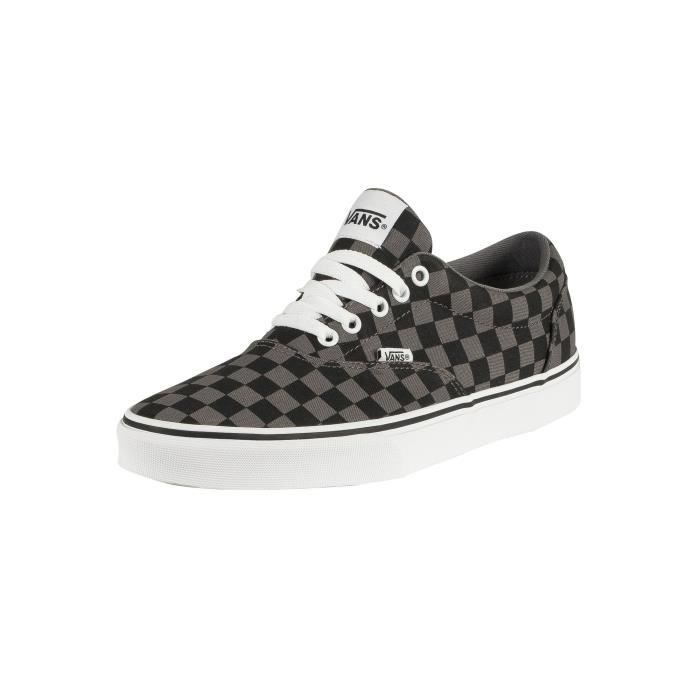 vans a damier noir