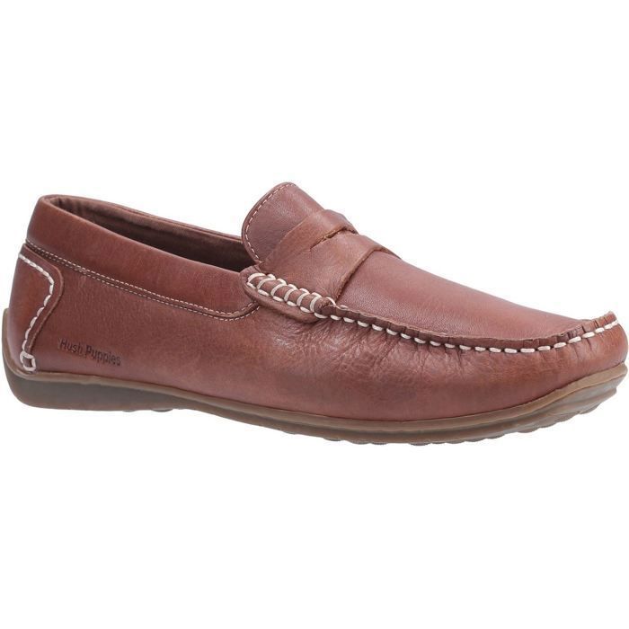 Chaussures Homme Hush Puppies En Daim Marron Style Brogue - Taille UK 6 (39-40) - Occasion Très Bon état