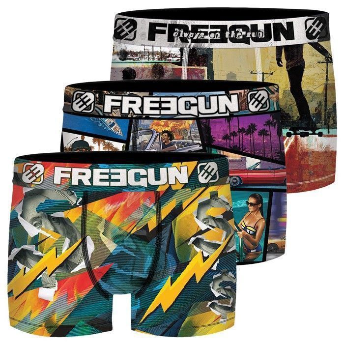 Lot boxer freegun homme online pas cher