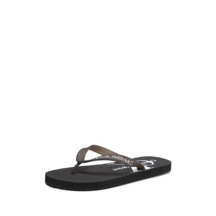 Tongs Calvin Klein Jeans Homme Ref 56148 Noir Cdiscount Sport