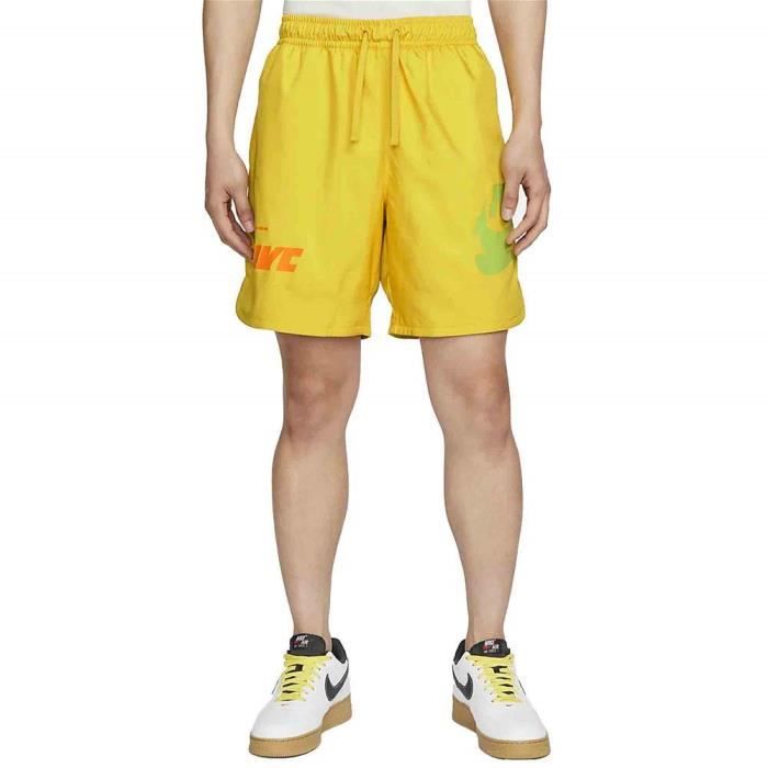 Short de sport pour homme Nike Sport Essentials+ Jaune DM6879-709 - Fitness - Non-imperméable